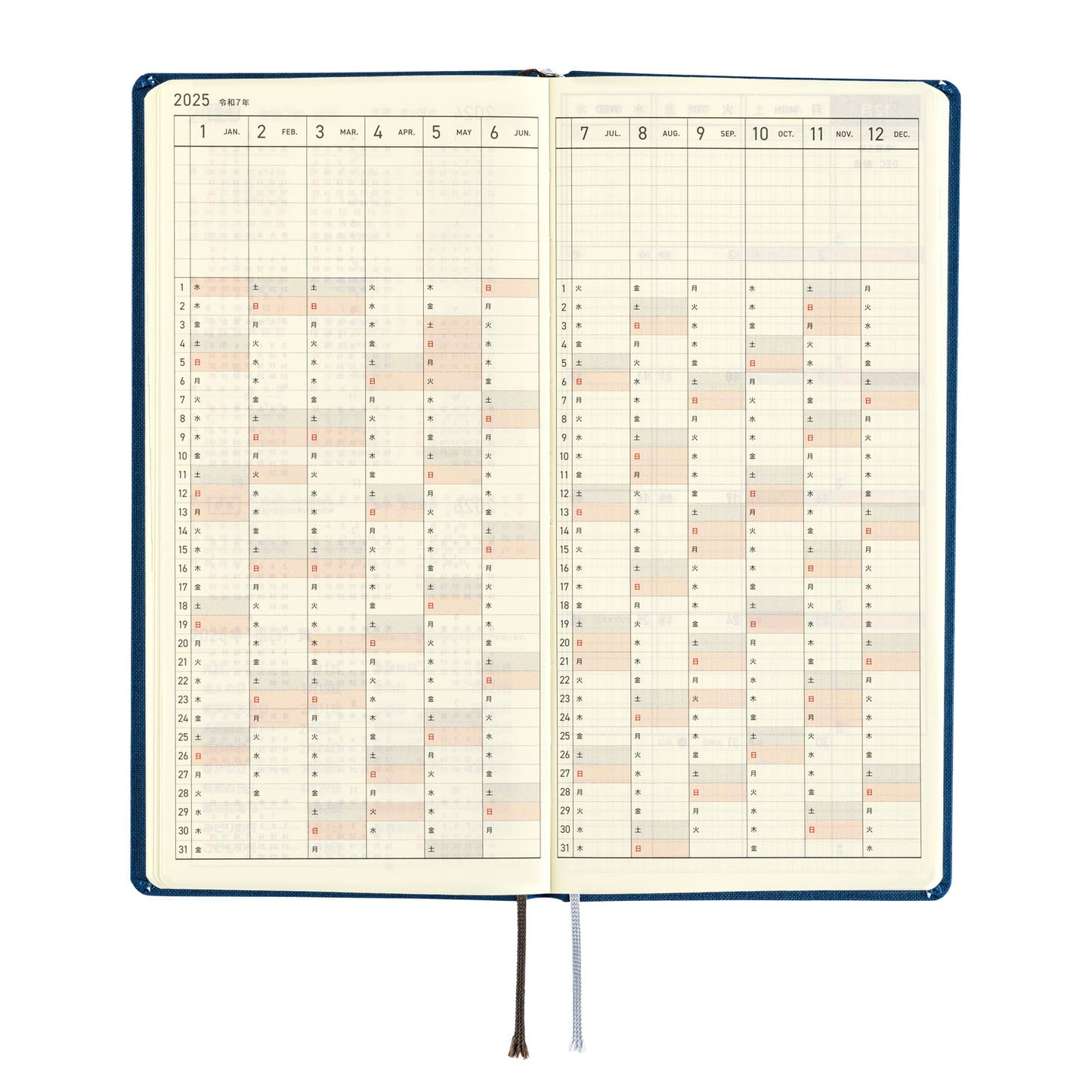 Hobonichi 2025 Weeks MEGA - Colors: Star Dust