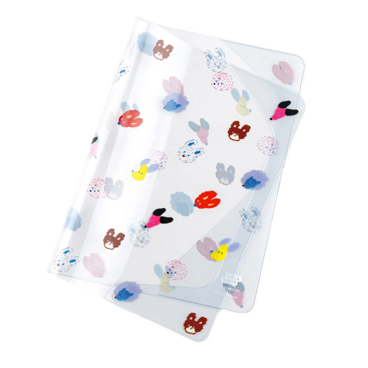 Hobonichi A5 Cousin Cover on Cover - Keiko Shibata: (Dog Ears Fluttering in the Wind)