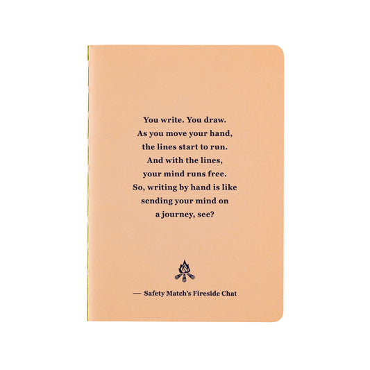 Hobonichi B7 Fireside Chat Notebook - Ruled