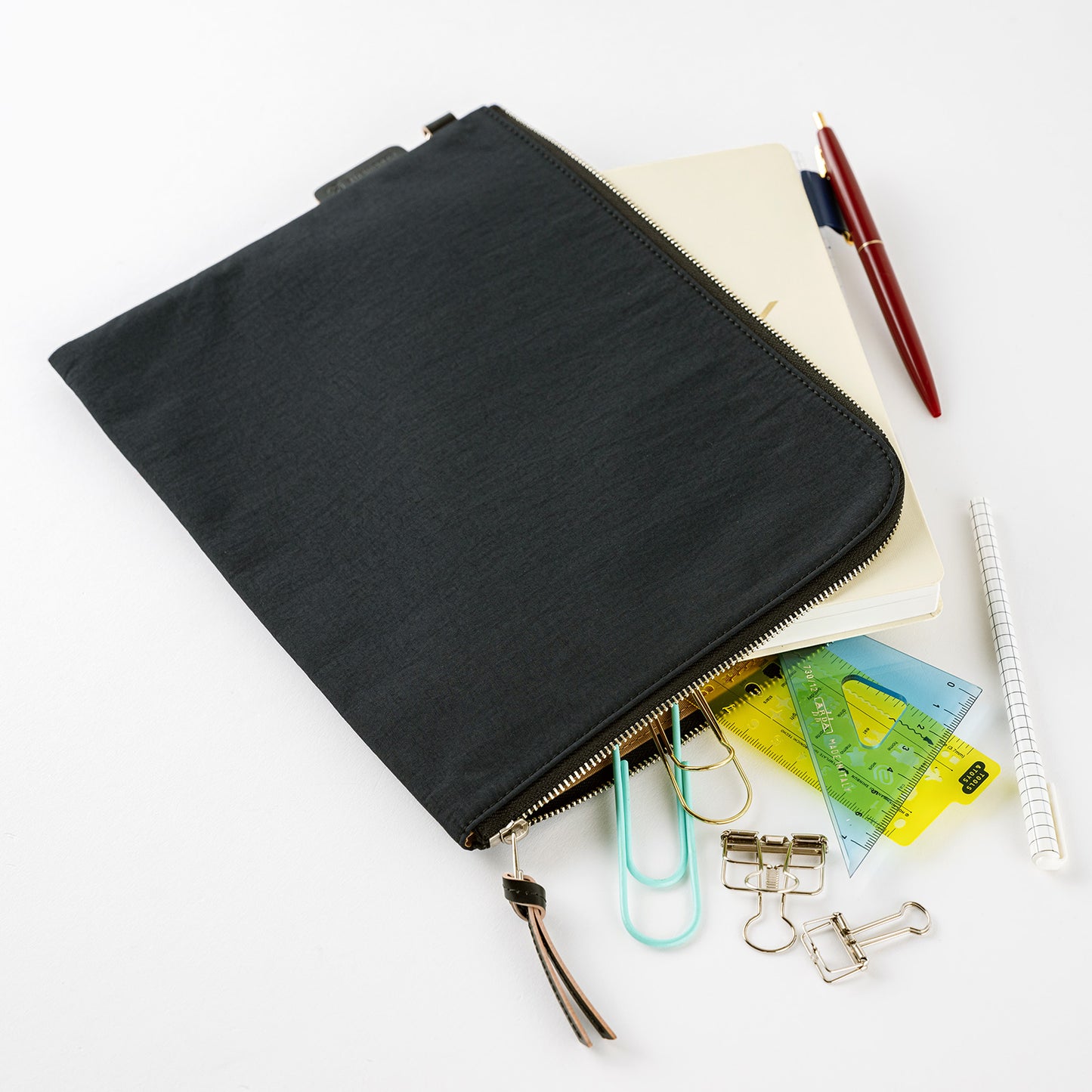 Hobonichi A5 Tragen Flat Pouch - Black