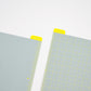 Hobonichi A6 Pencil Board - Ice Gray x Yellow