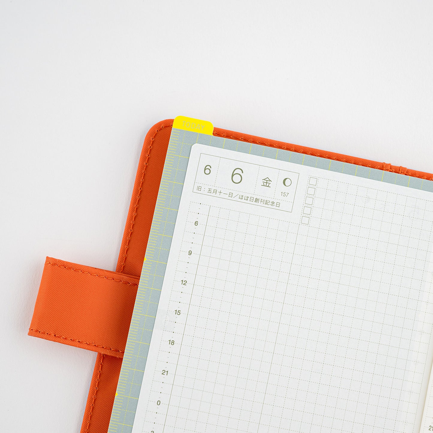 Hobonichi A6 Pencil Board - Ice Gray x Yellow