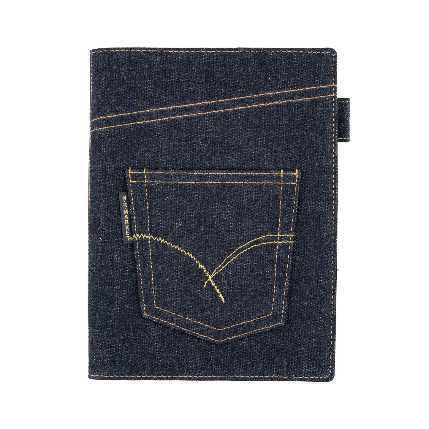 Hobonichi A5 Cousin 5-Year Cover Only - Hollywood Ranch Market: Indigo Jeans Pocket
