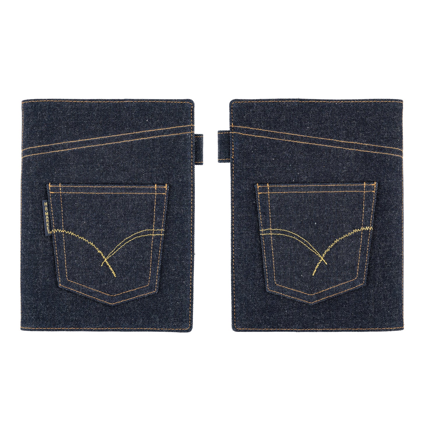 Hobonichi A5 Cousin 5-Year Cover Only - Hollywood Ranch Market: Indigo Jeans Pocket