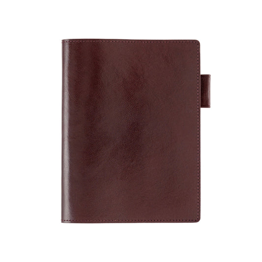 Hobonichi A6 Techo 5-Year Leather Cover Only - Dark Cherry