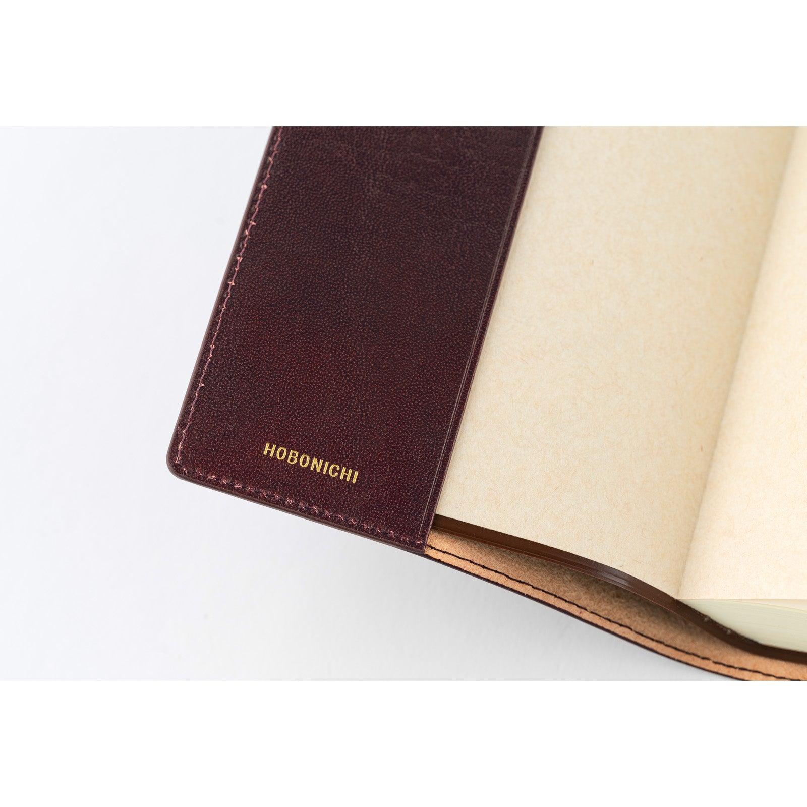 Hobonichi A6 Techo 5-Year Leather Cover Only - Dark Cherry