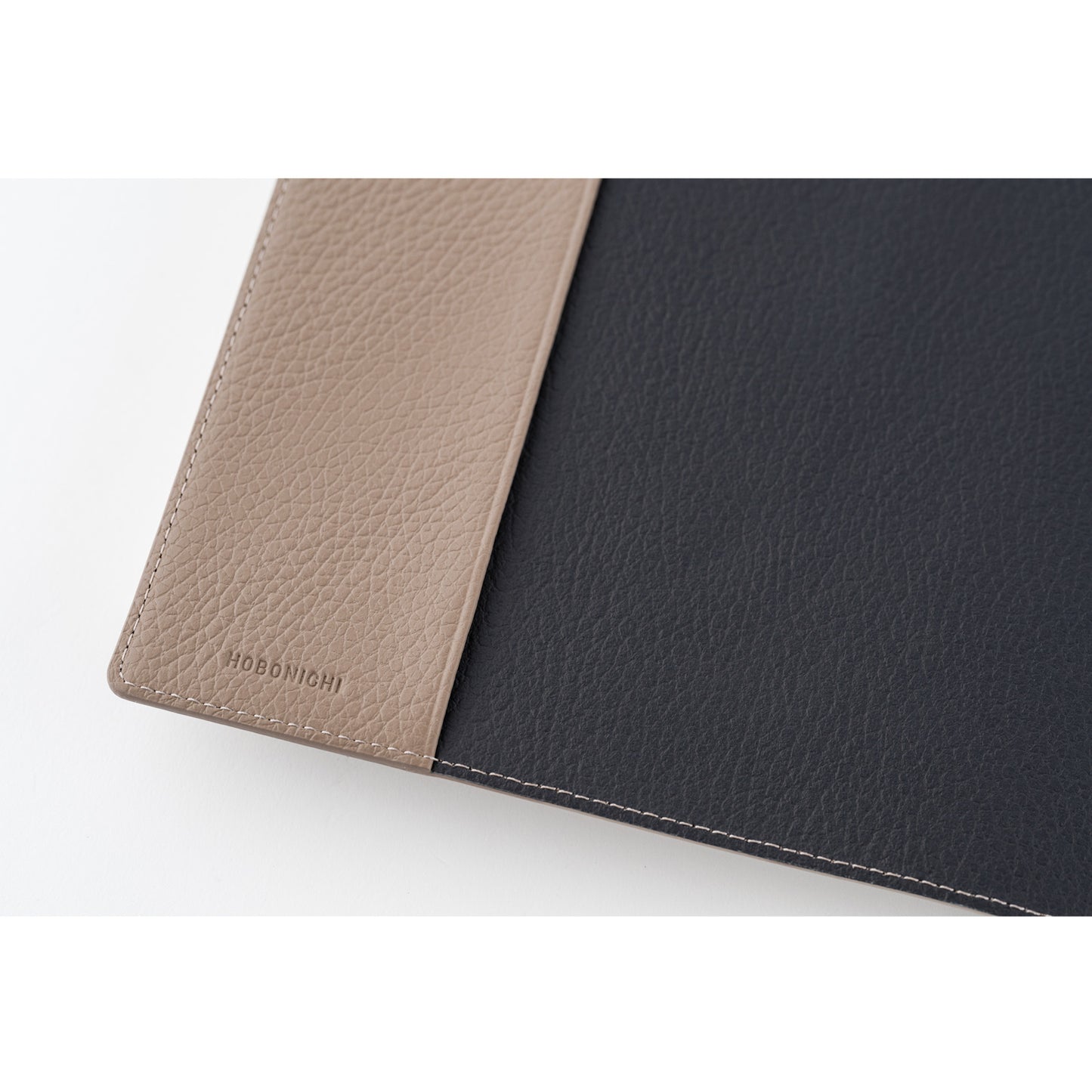Hobonichi A6 Techo 5-Year Leather Cover Only - Beige & Navy