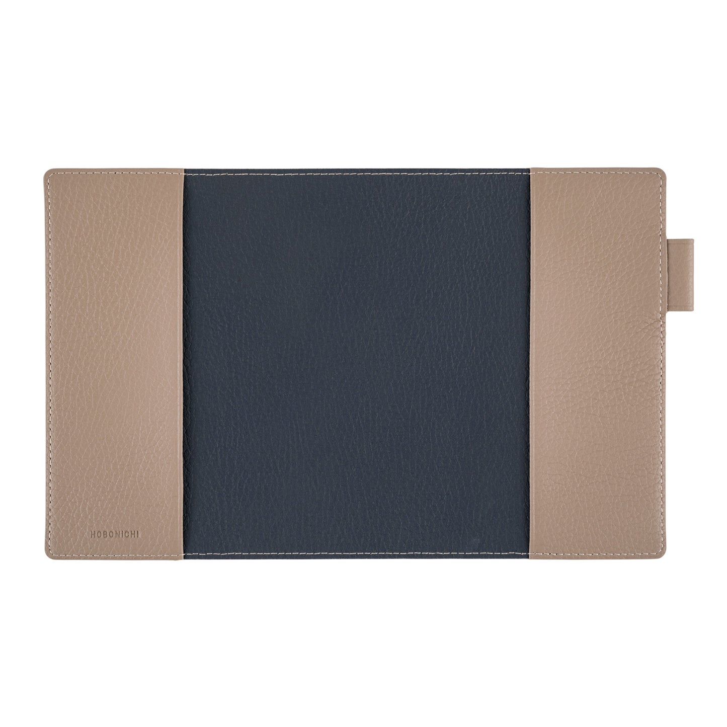 Hobonichi A6 Techo 5-Year Leather Cover Only - Beige & Navy