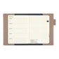 Hobonichi A6 Techo 5-Year Leather Cover Only - Beige & Navy
