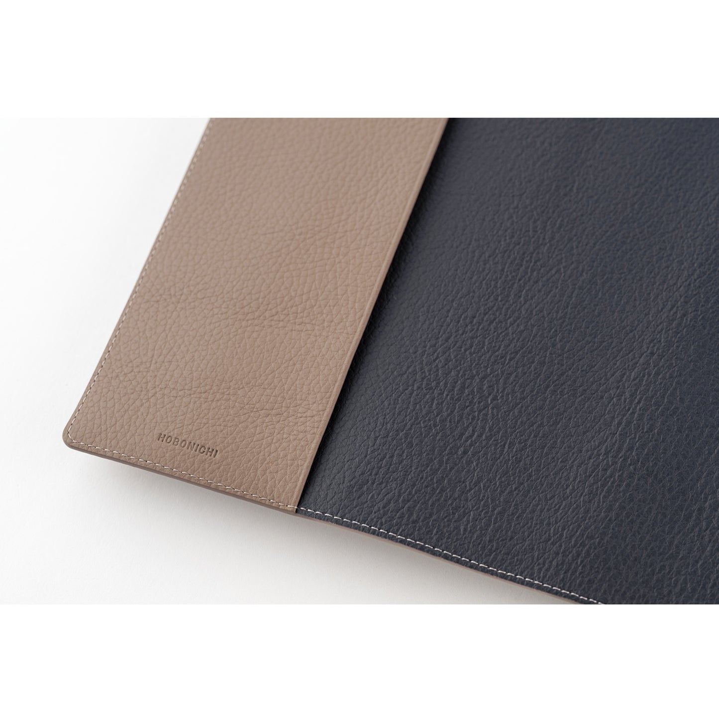 Hobonichi A5 Cousin 5-Year Leather Cover Only - Beige & Navy