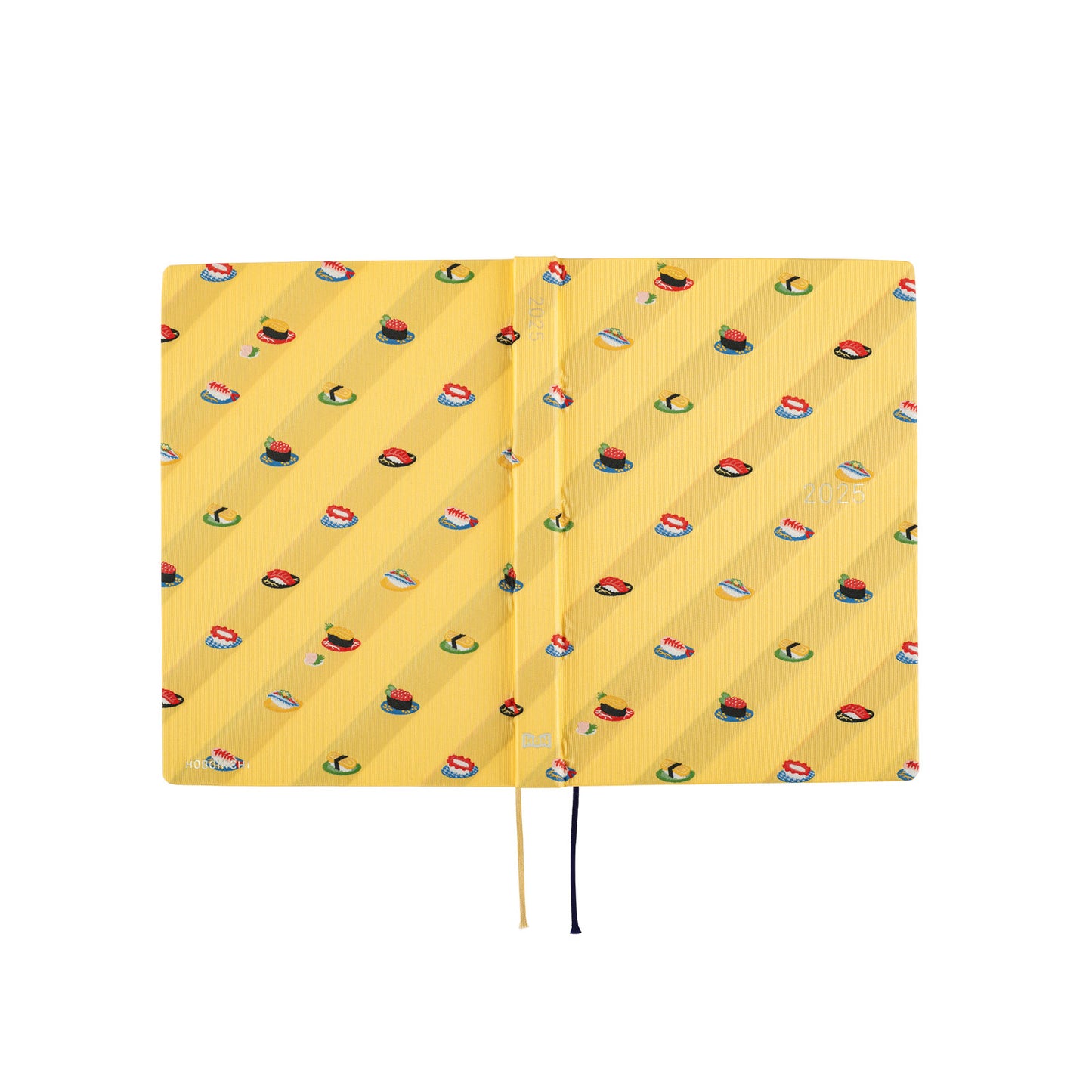 Hobonichi HON 2025 A5 Techo Hardcover Book - Bow & Tie: Sushi