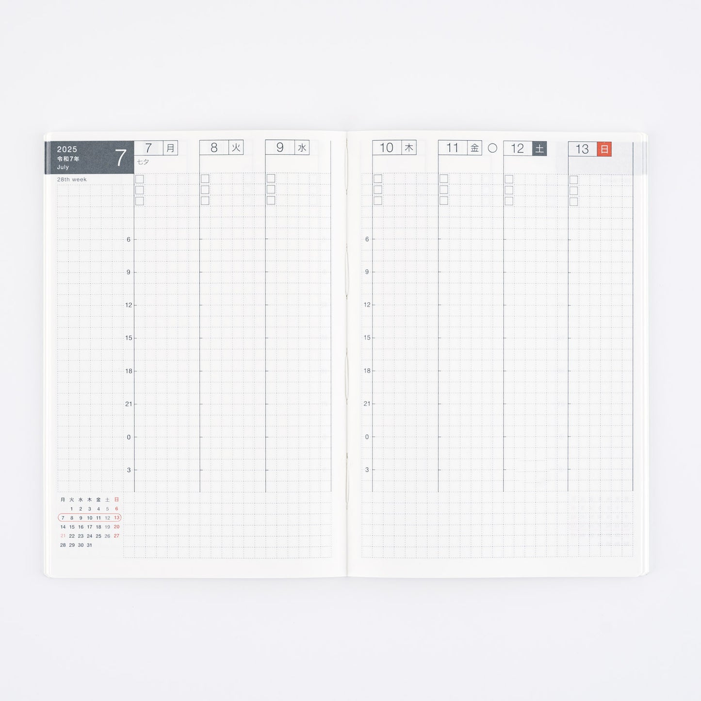 Hobonichi 2025 Weekly Calendar