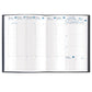 Quo Vadis 2026 Trinote 13 Months Weekly Planner - Texas Blue