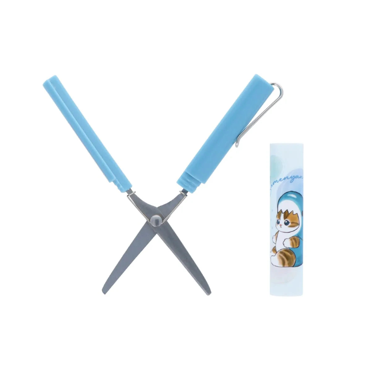 Sun-Star Mofusand Stickyle Scissors - Blue