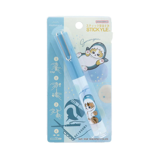 Sun-Star Mofusand Stickyle Scissors - Blue