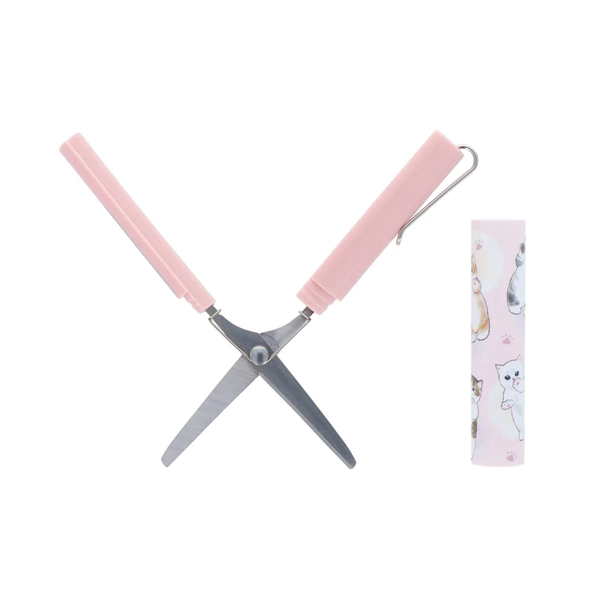 Sun-Star Mofusand Stickyle Scissors - Pink
