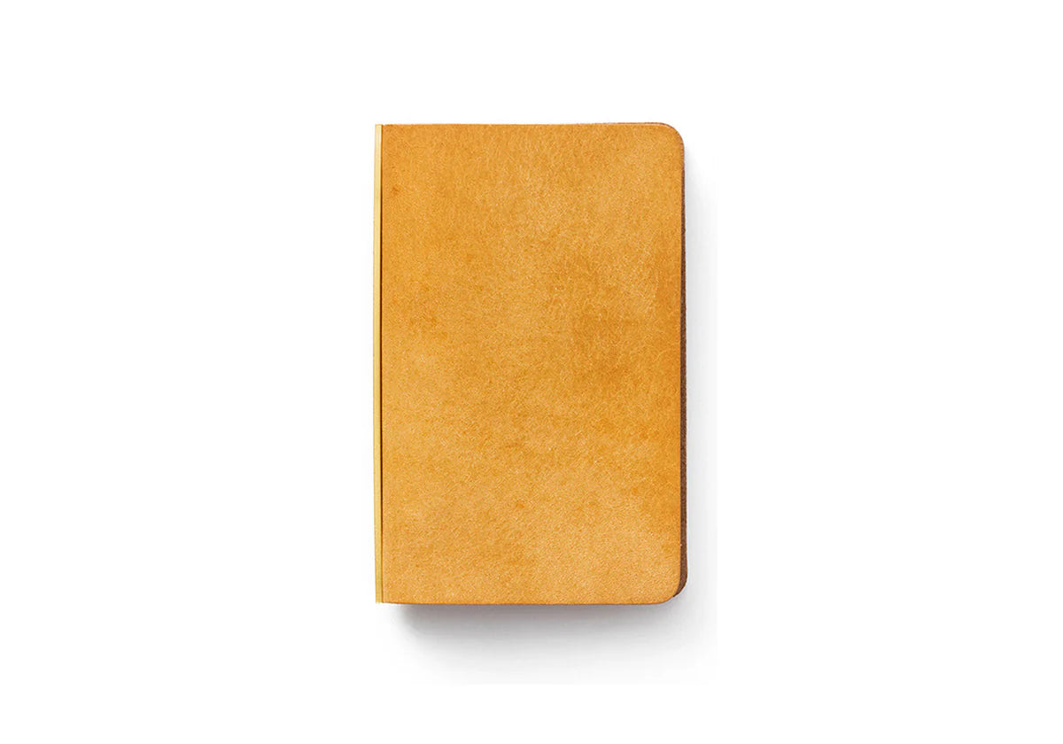 PLOTTER Mini 5 Size Pueblo 5-Ring Leather Binder - Beige