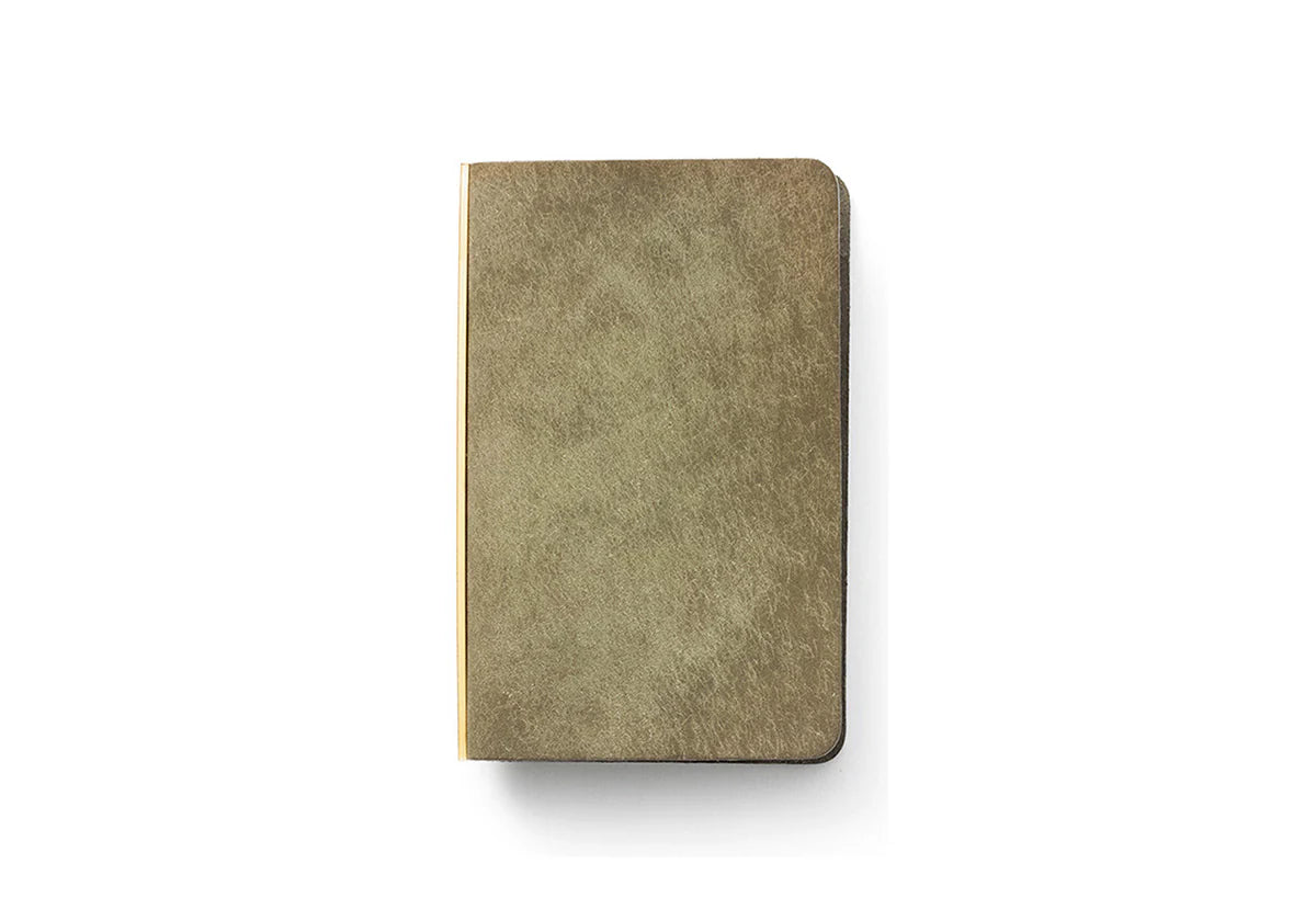 PLOTTER Mini 5 Size Pueblo 5-Ring Leather Binder - Green