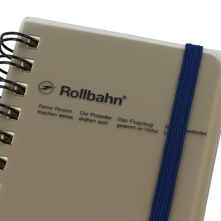 Delfonics Rollbahn CLEAR Spiral Large Notebook - Grey