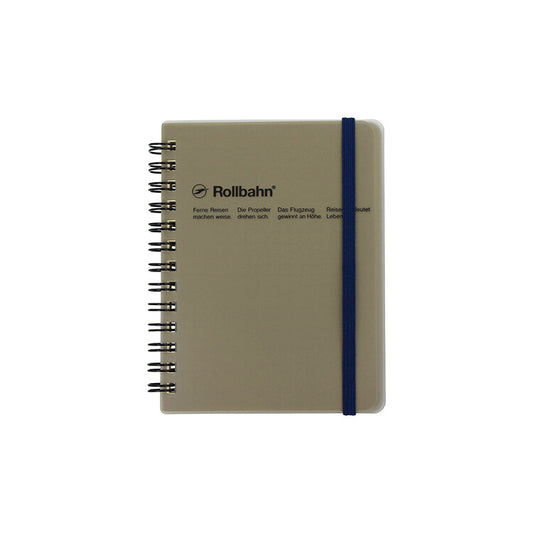 Delfonics Rollbahn CLEAR Spiral Pocket Notebook - Grey