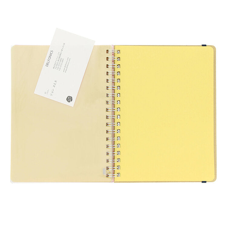 Delfonics Rollbahn CLEAR Spiral Large Notebook - Grey