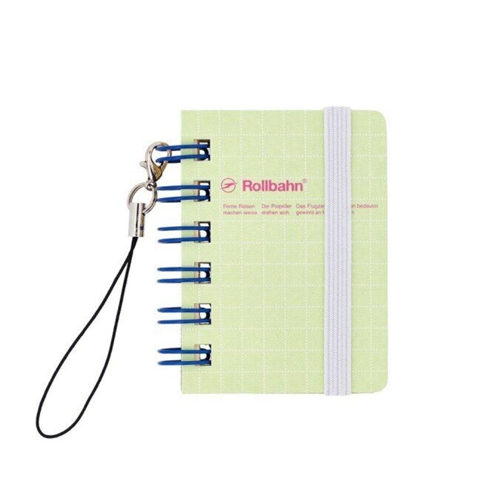 Delfonics Rollbahn micro! Spiral Notebook - Scuola Light Green