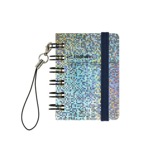 Delfonics Rollbahn micro! Spiral Notebook - Metallic Hologram