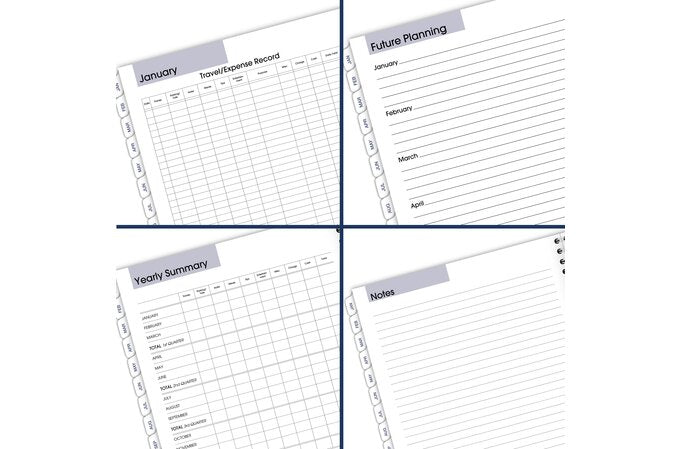 AT-A-GLANCE 2025 DayMinder Executive Weekly Monthly Refill for G545 (7" x 8 3/4")