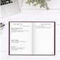 AT-A-GLANCE Standard Diary 2025 Daily Reminder (5 1/2" x 8") - Red
