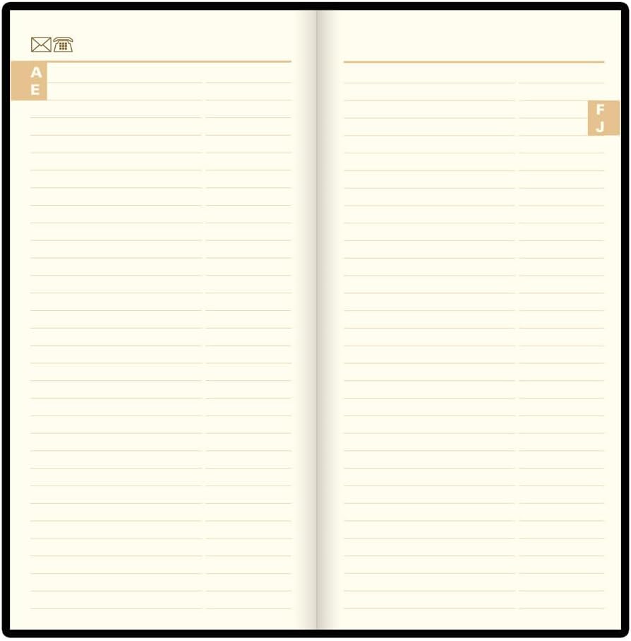 Letts of London 2026 Signature Bonded Slim Planner - Blue