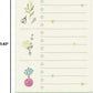 Midori To Do Memo Pad - Dried Flower