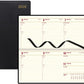 Letts of London 2026 Belgravia Slim Week to View Planner - Black (Landscape)