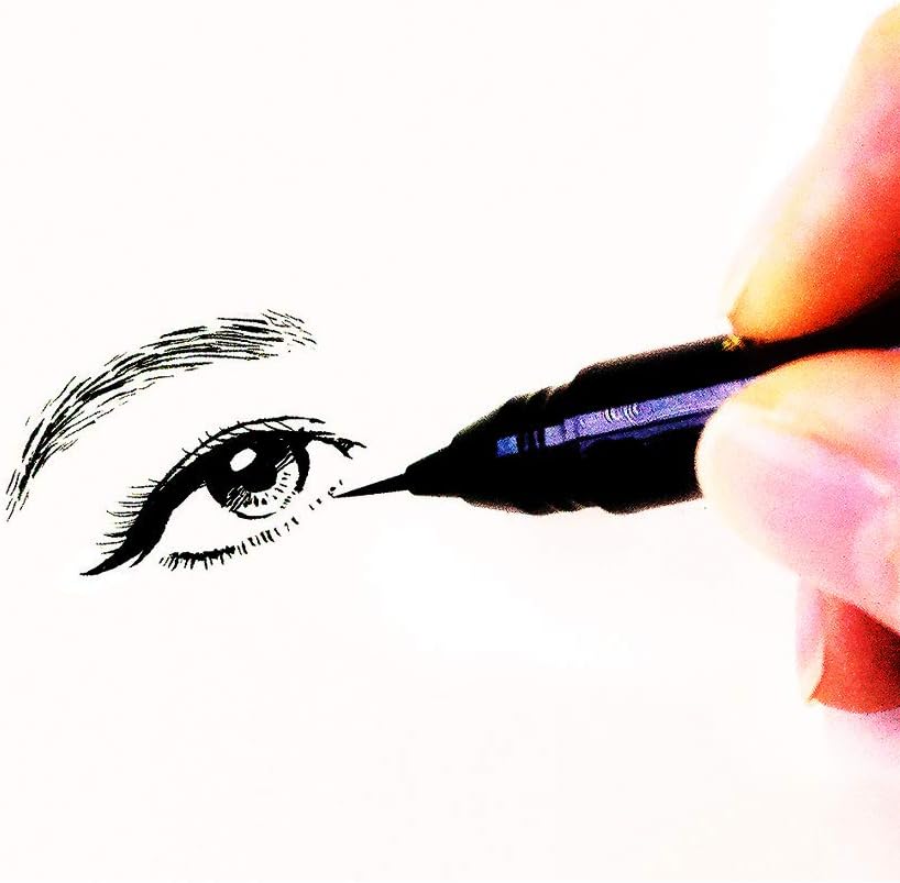 Kuretake Zig Cartoonist Brush Tip Pen - ai Liner (Ultra Fine) Black