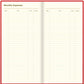 Letts of London 2026 Belgravia Slim Week to View Planner - Red (Upright)
