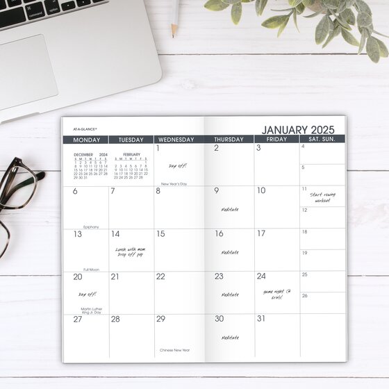 At-A-Glance 2026 Pocket Monthly Planner Refill for 70-064 (3 1/2" x 6")