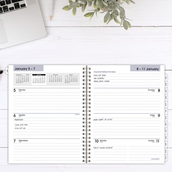 AT-A-GLANCE  2026 DayMinder Executive Weekly Monthly Refill for G545 -  Medium (7 x 8 3/4)