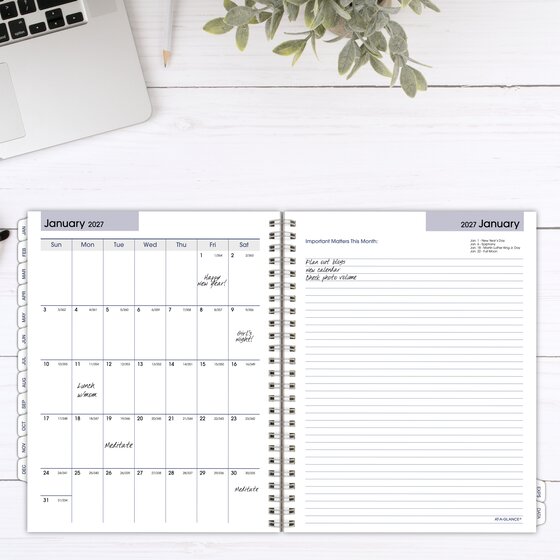 AT-A-GLANCE  2026 DayMinder Executive Weekly Monthly Refill for G545 -  Medium (7 x 8 3/4)