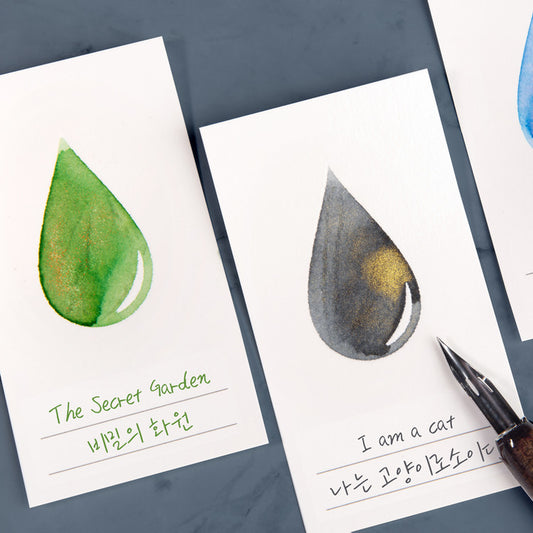 Wearingeul Ink Swatch Card - Ink Drop