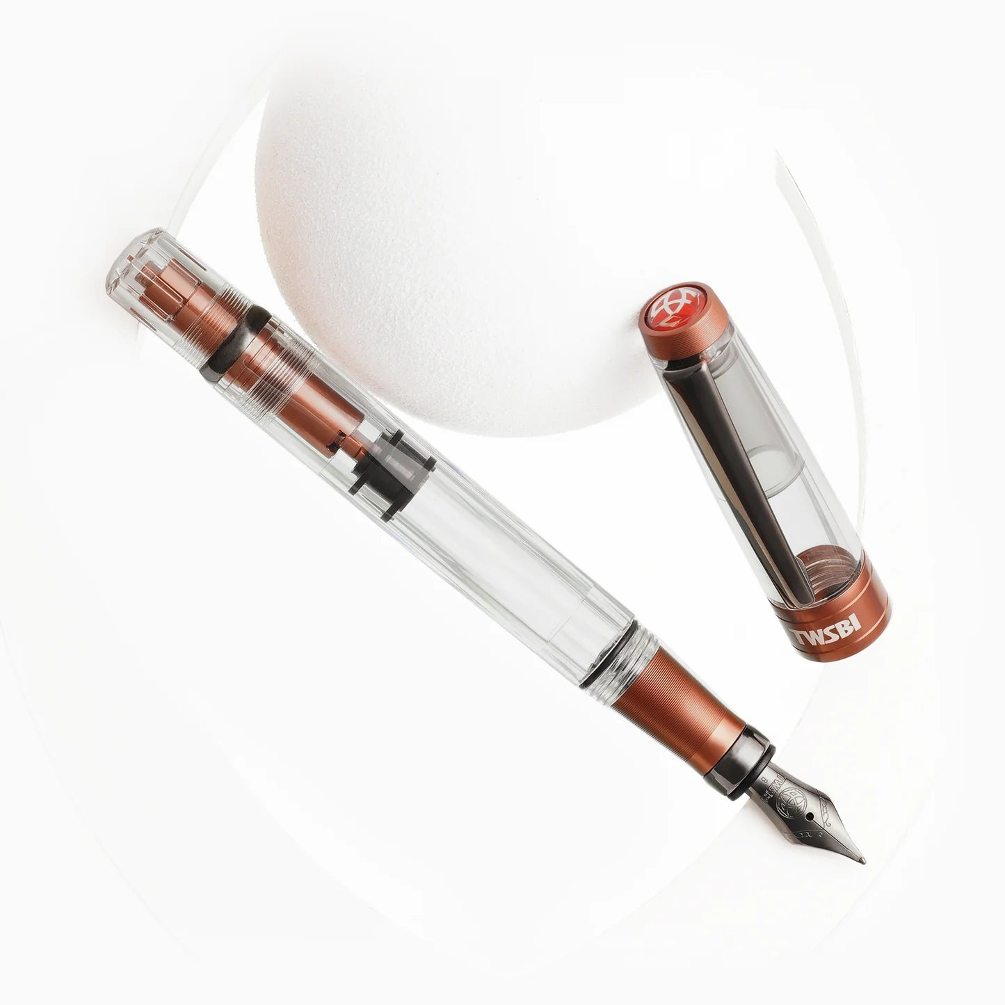 TWSBI Diamond 580ALR Fountain Pen - Affogato with Onyx Trim