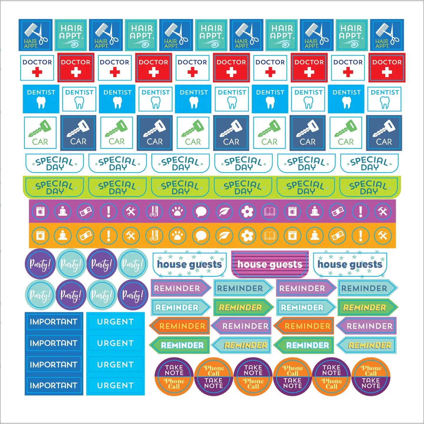 Plan It! A Sticker Book For All Your Productivity Needs