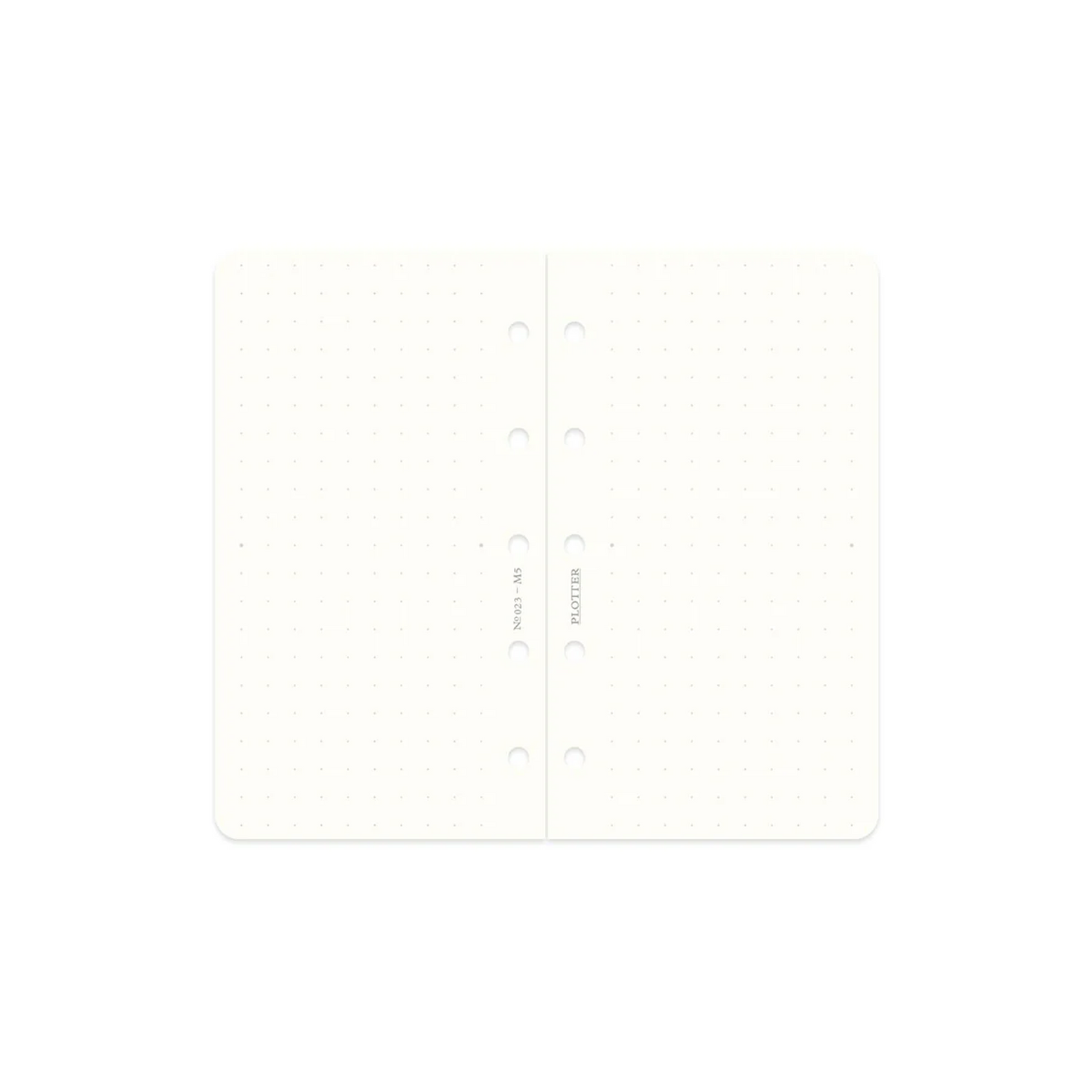 PLOTTER Refill Memo Pad 5mm Dot Grid (80 Sheets) - Mini 5 Size