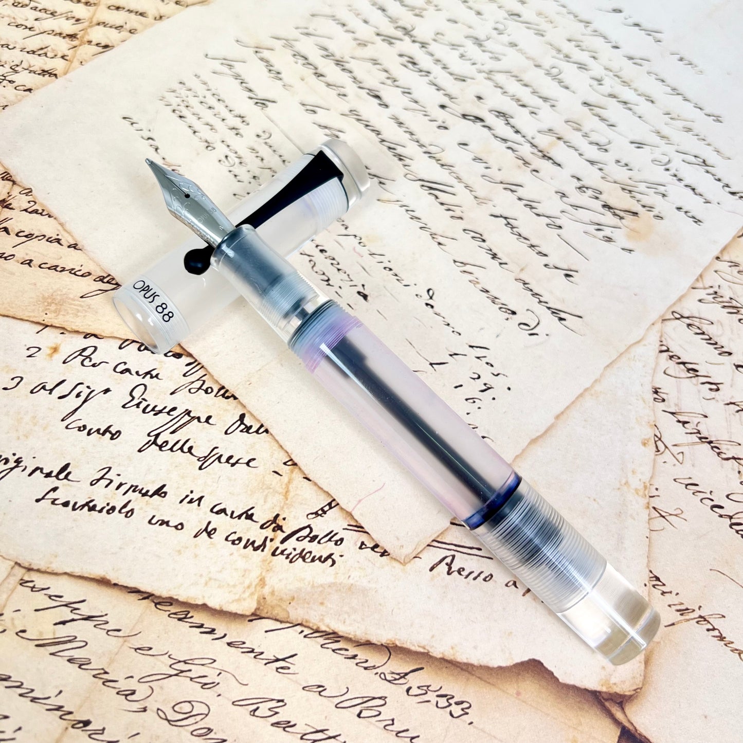 Pre-Owned Opus 88 Koloro Fountain Pen - Broad