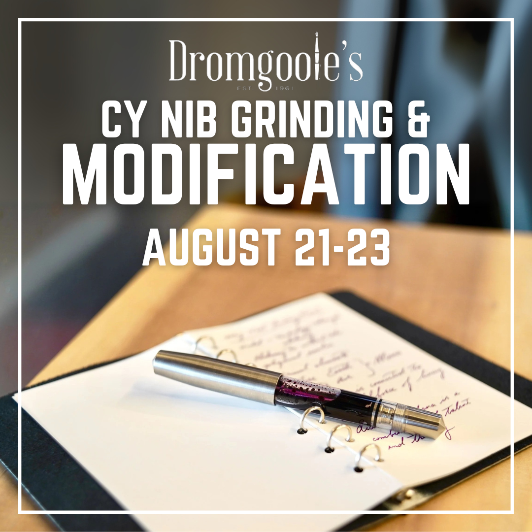 CY Nib Grinding/Modification Event August 21-23rd New Date Added 26th