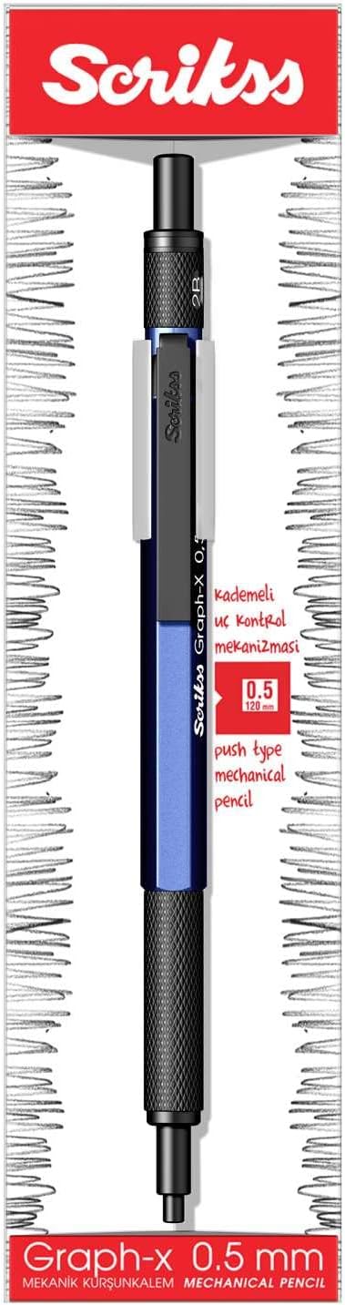 Scrikss Graph-X .5mm Mechanical Pencil - Blue