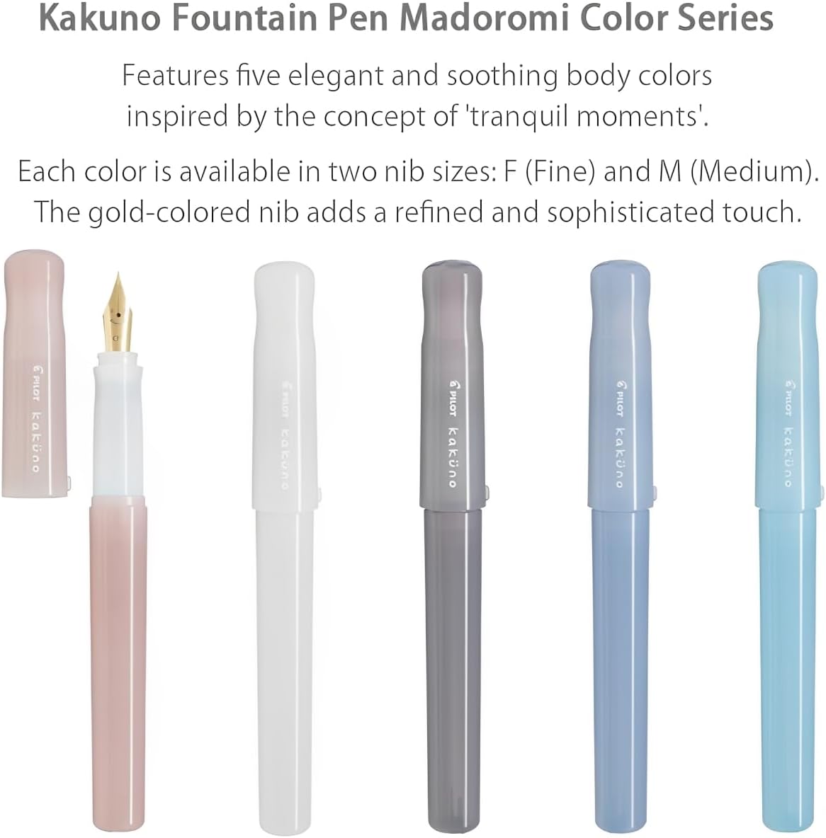 Pilot Kaküno Madoromi Fountain Pen - Rosy Dusk