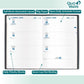 Quo Vadis 2026 Hebdo #56 Bi-Lingual Weekly/Monthly Planner - Texas Chocolate