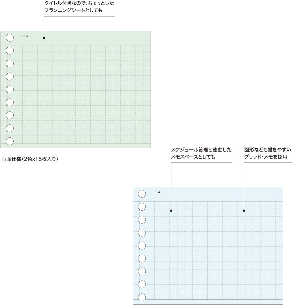 Laconic Flex Refill - Small Grid Memo