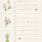 Midori To Do Memo Pad - Dried Flower
