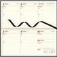 Letts of London 2026 Belgravia Slim Week to View Planner - Black (Landscape)