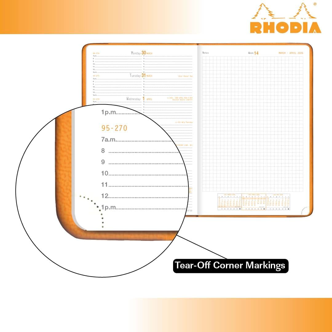 Rhodia 2026 Webplanner Weekly Planner - Midnight